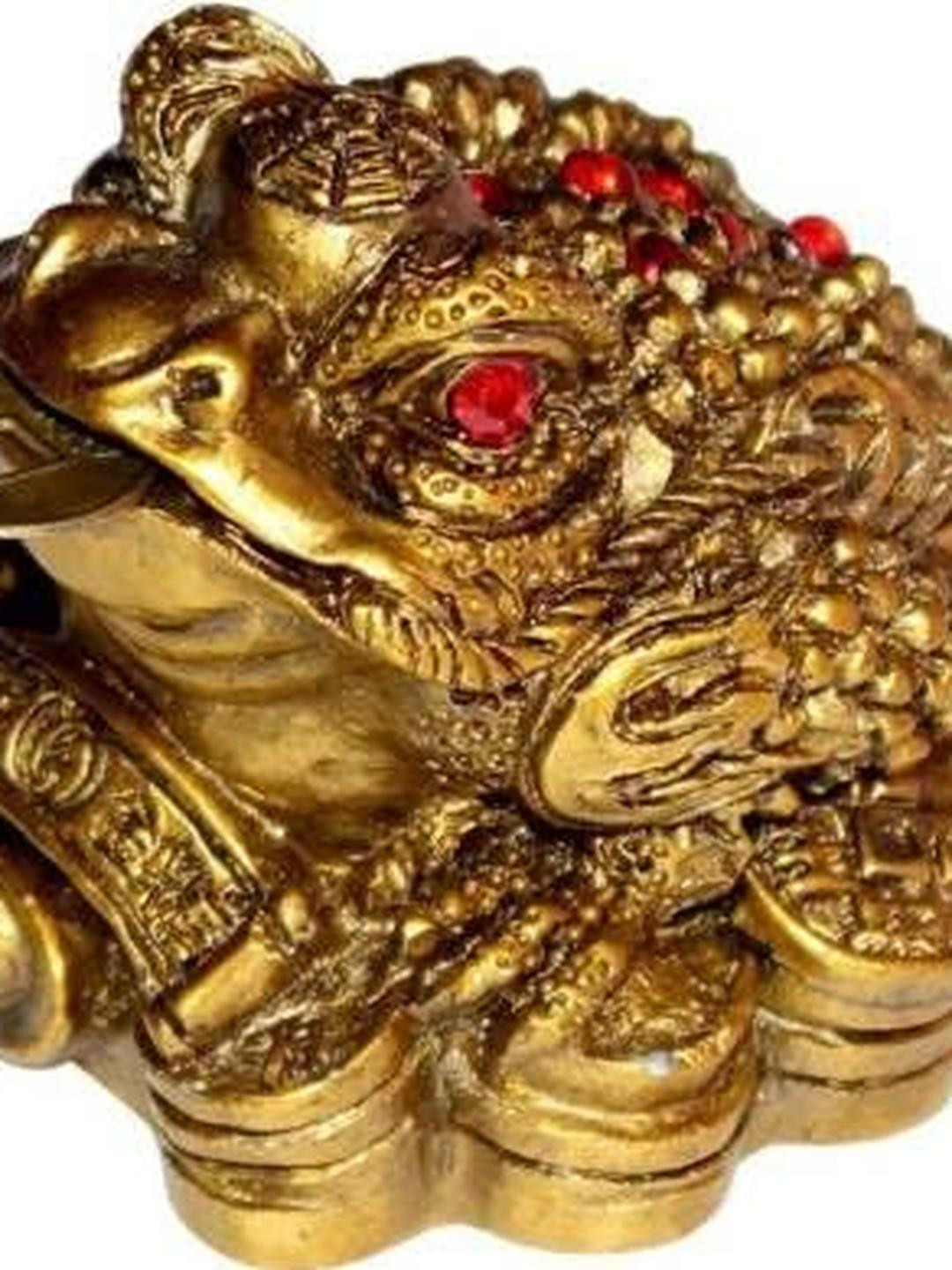 APNA KANHA Gold Polyresin Showpieces