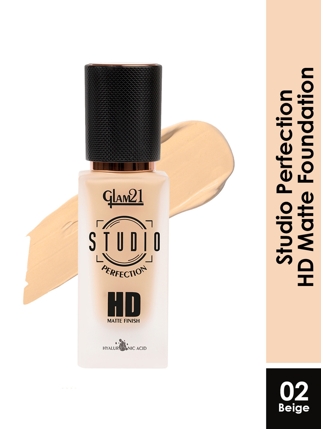 GLAM21 Studio Perfection HD Matte Foundation - 30ml Beige 02