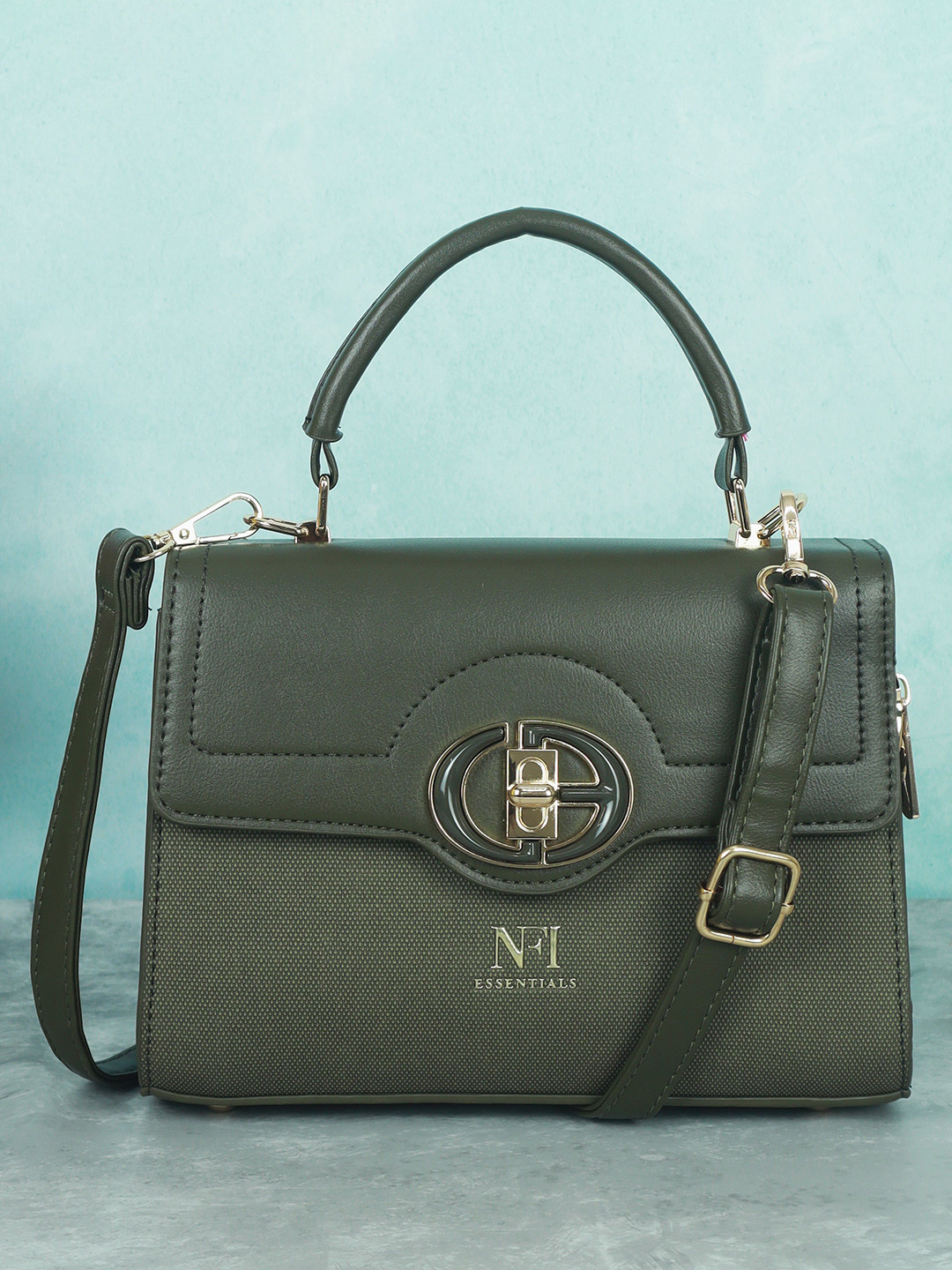 NFI essentials Textured Satchel Bags