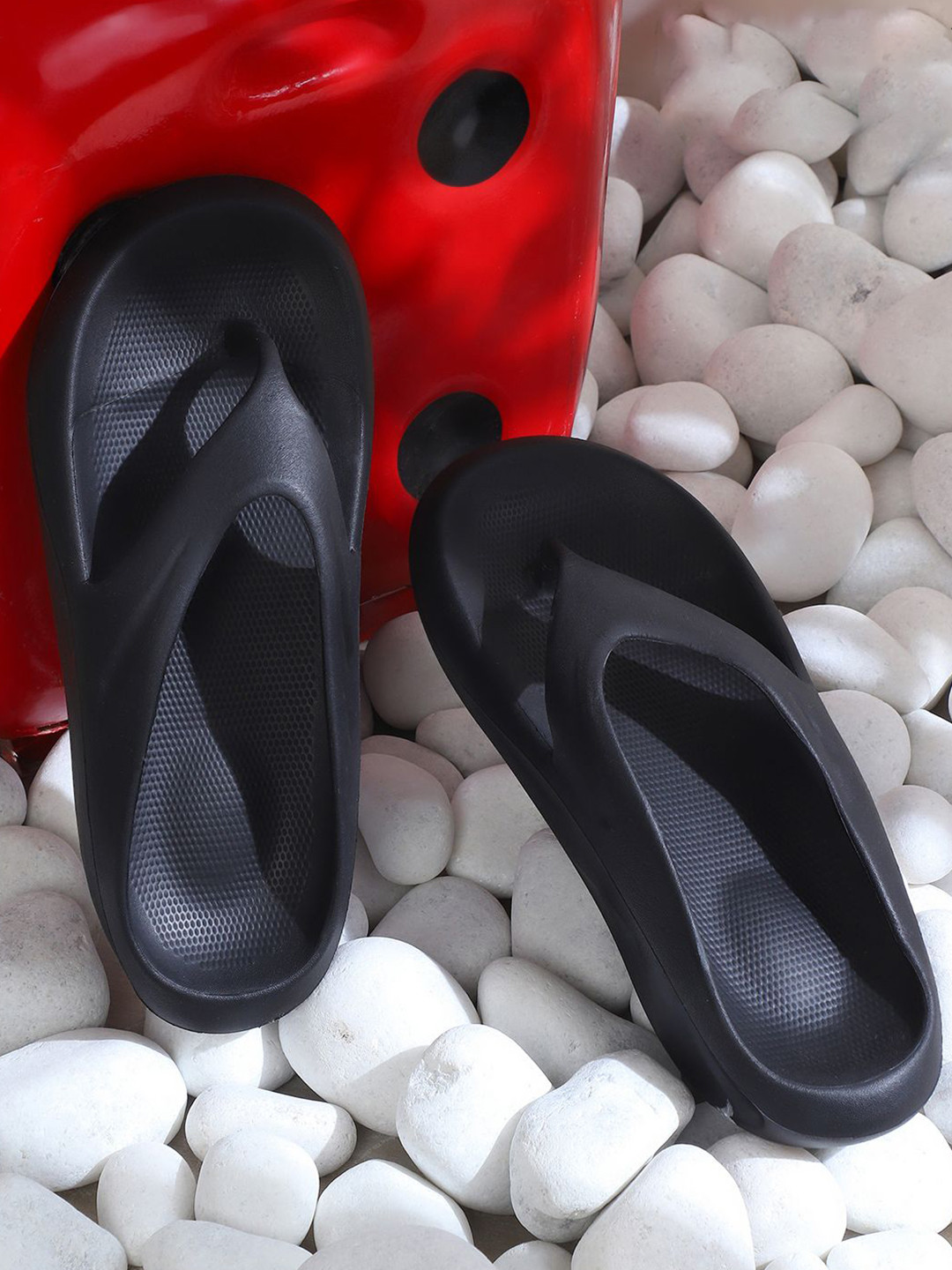 GRAGE Men Rubber Thong Flip-Flops