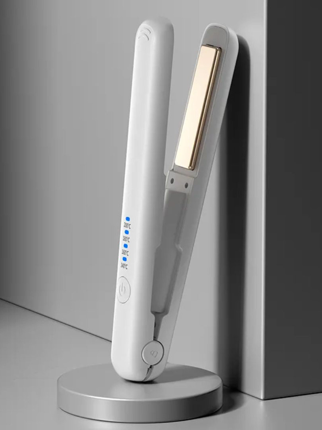 MEDHZ Hotedge Wireless Hair Straightener- White