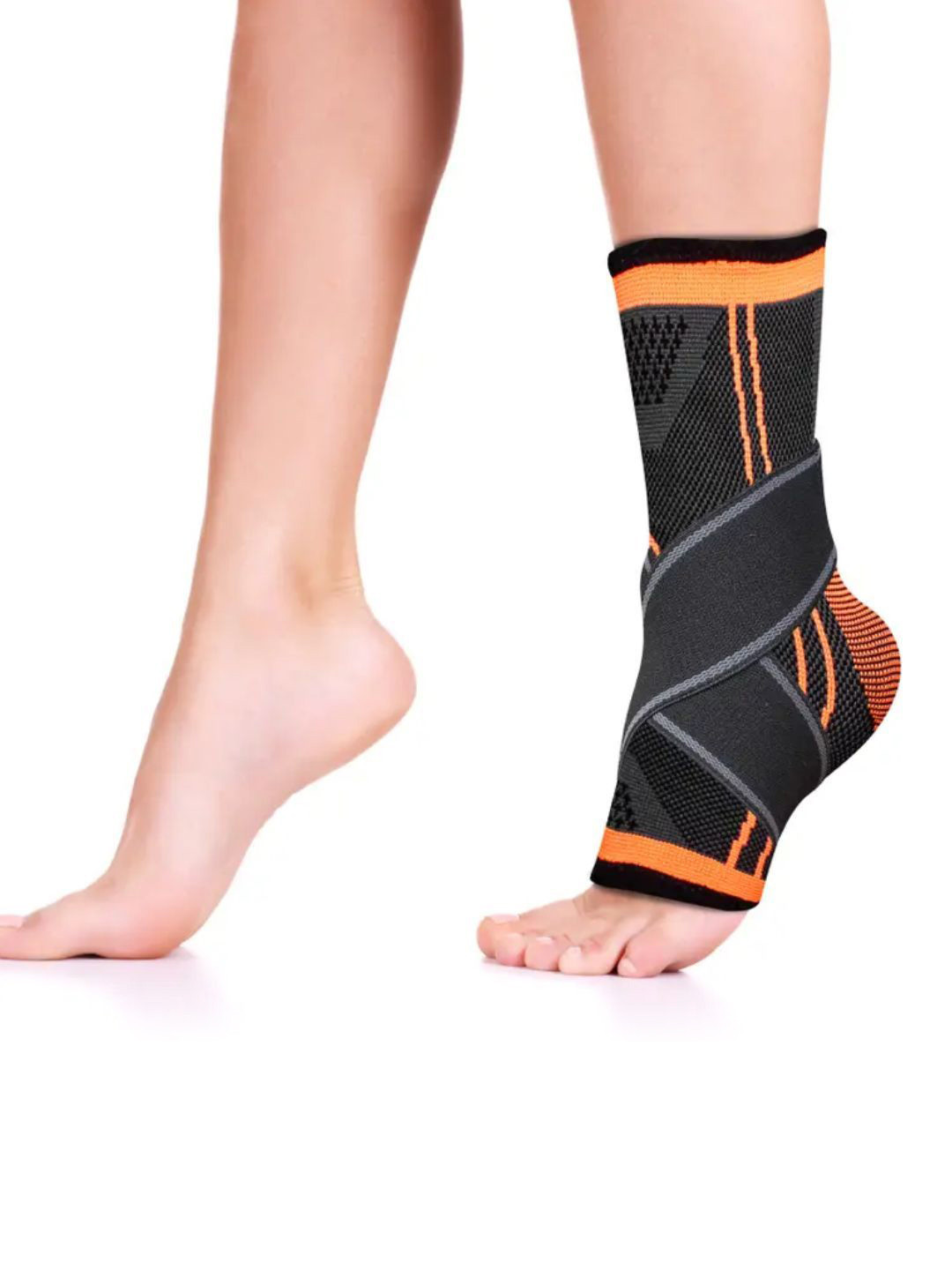 ARROWMAX Ankle Compression Support Sleeve With Adjustable Straps