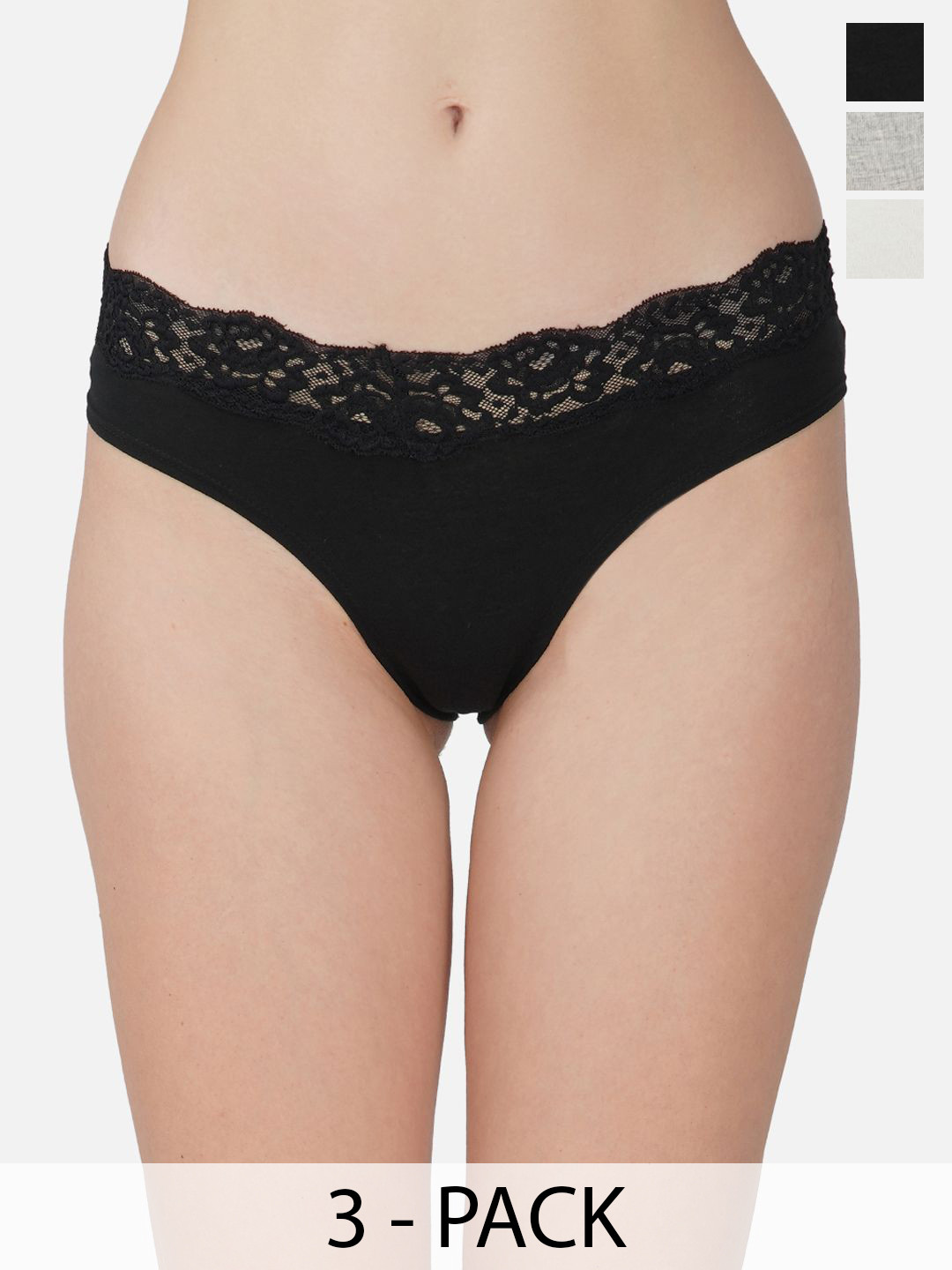 Carlton London Pack Of 4 Cotton Assorted Bikini Briefs + CL-BK-S-ASST-PO4