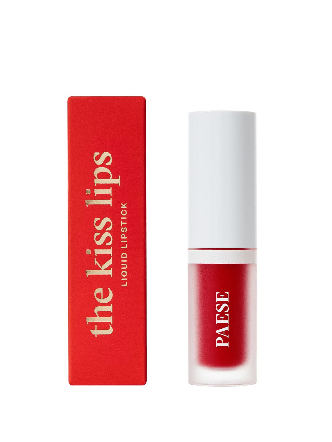 Paese Cosmetics The Kiss Lips Long Lasting Matte Liquid Lipstick - 3.4 ml - Classic Red 06