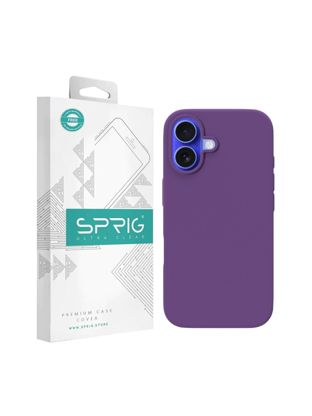 SPRIG iPhone 16 Plus Liquid Silicone Back Cover
