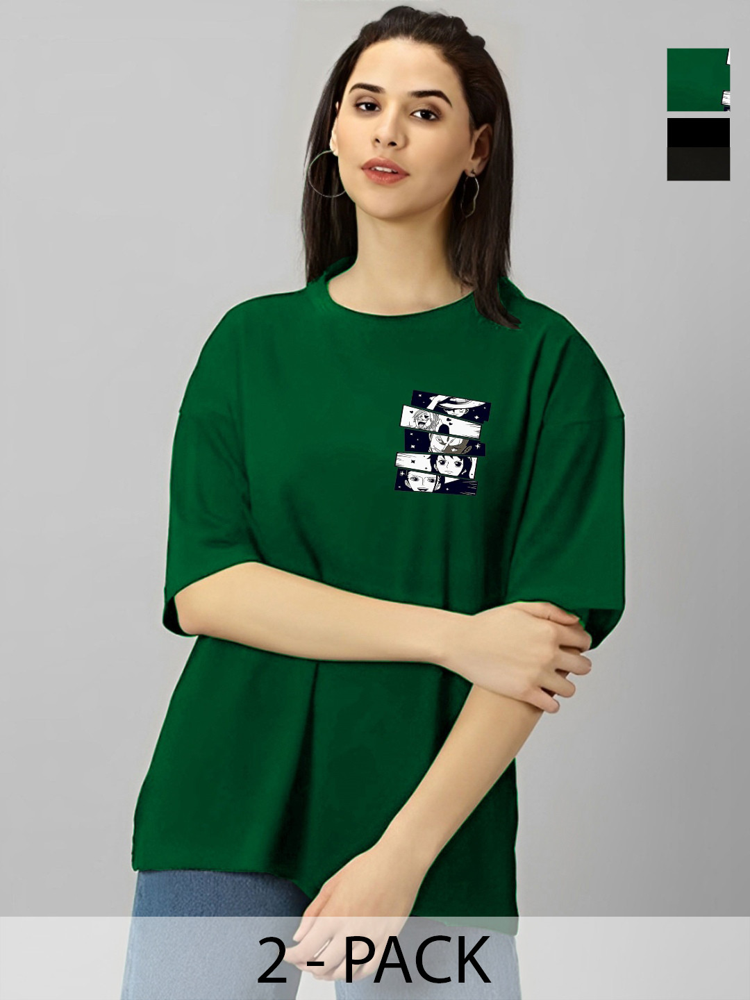 Kushi Flyer Women 2 Printed V-Neck T-shirt