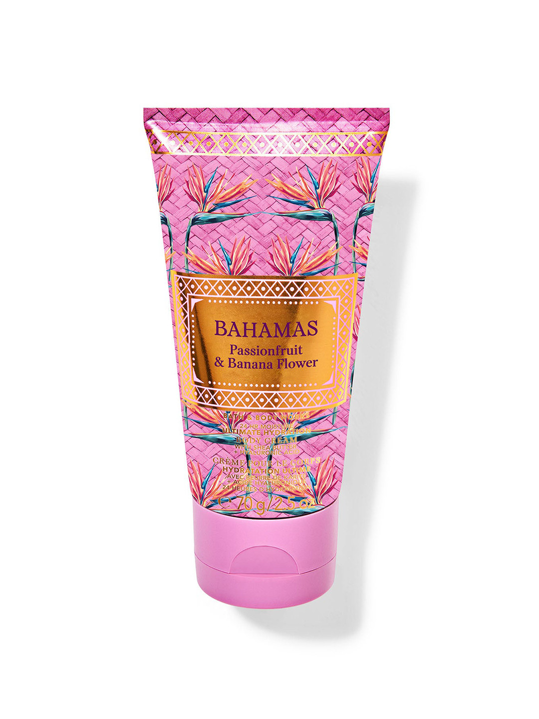 Bath & Body Works Passionfruit Banana Flower Travel Size Ultimate Hydration Body Cream 70g