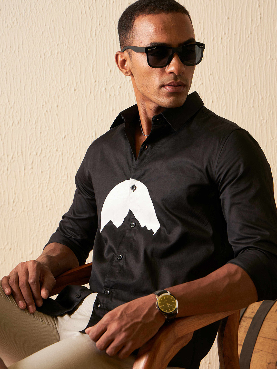 DENNISON Men Rubber Printed Casual Shirt