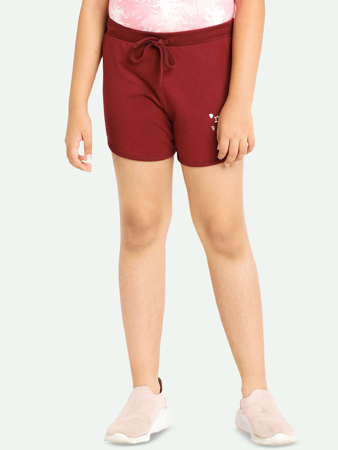 ariel Girls Regular Fit Printed Shorts