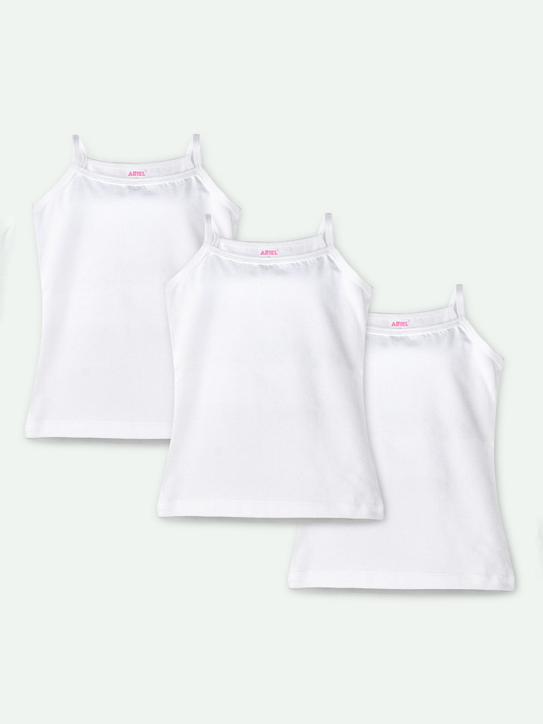 ariel Pack Of 3 Cotton Camisoles