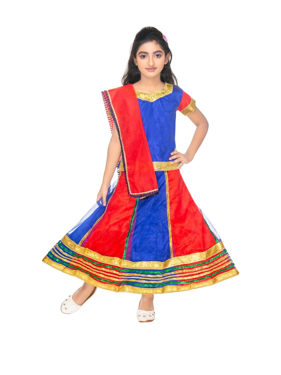 Smuktar garments Girls Tunic Skirt & Duppatta