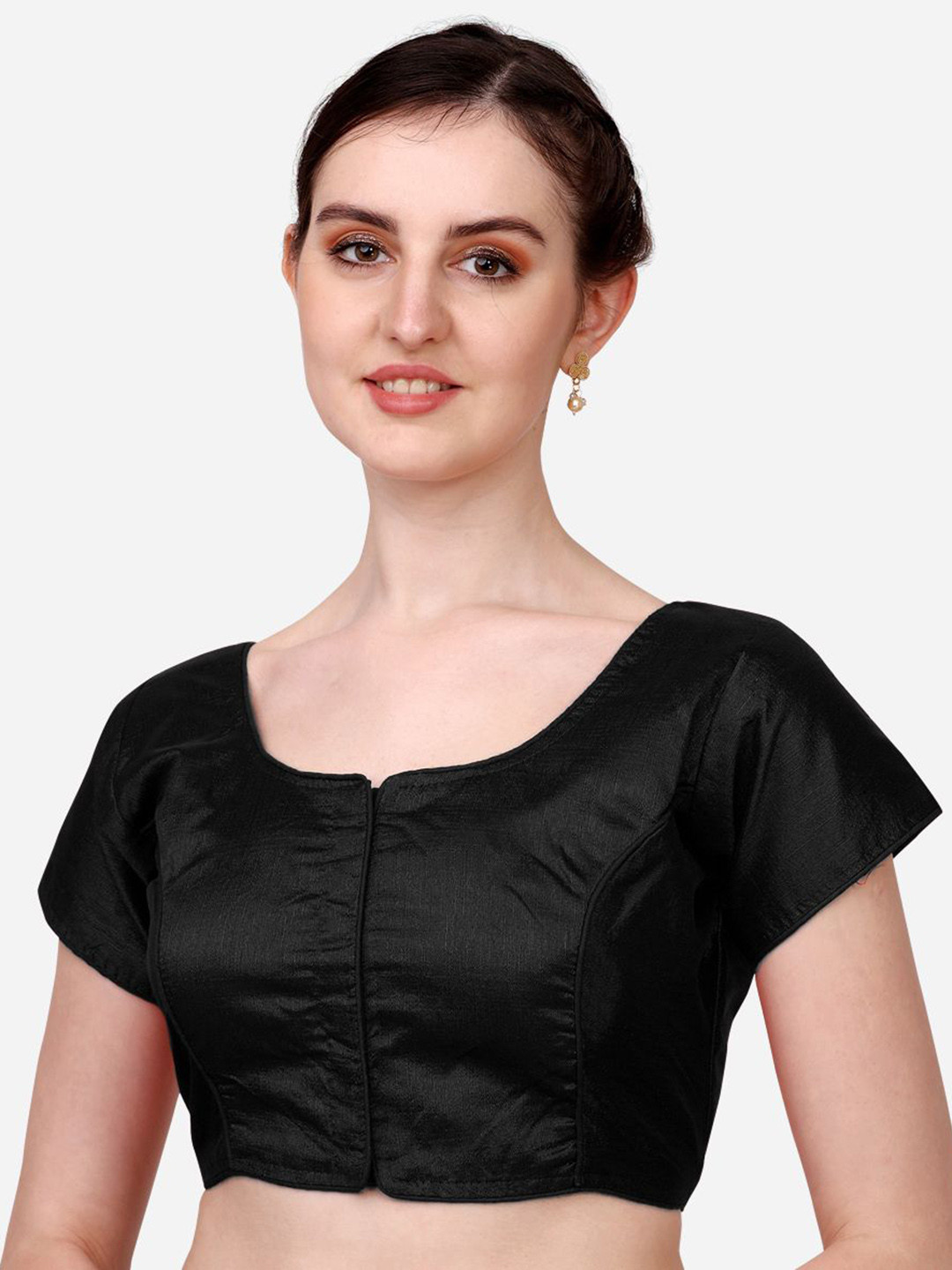 HERE&NOW Short Sleeves Readymade Saree Blouse