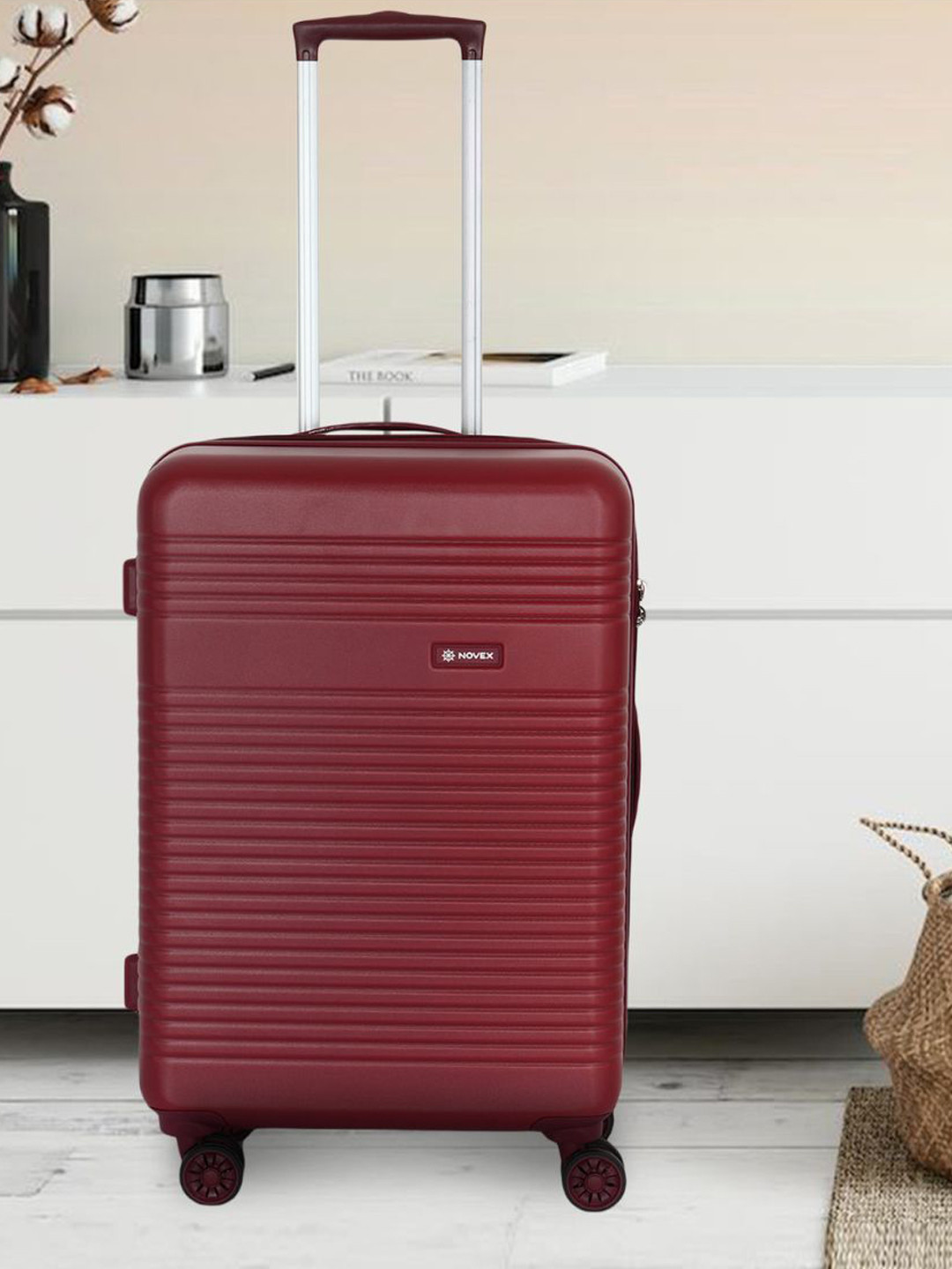NOVEX Hard-Sided Water-Resistant Large Trolley Bag