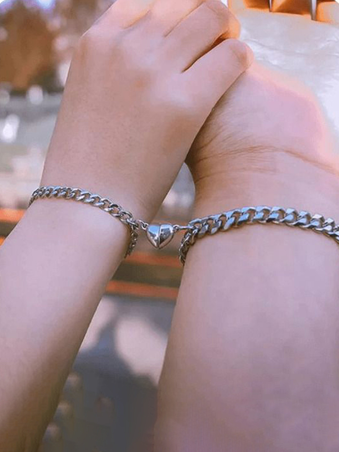 P. R. PRINTS Unisex 2 Charm Bracelet