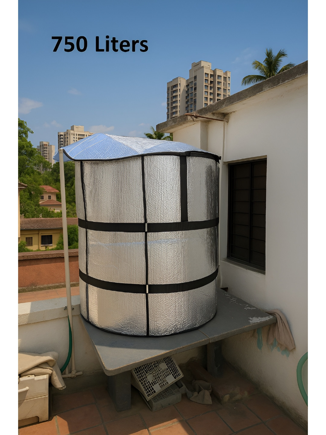 Smartots Insulated Heat Proof Water Tank Cover & Jacket- 750 Liter