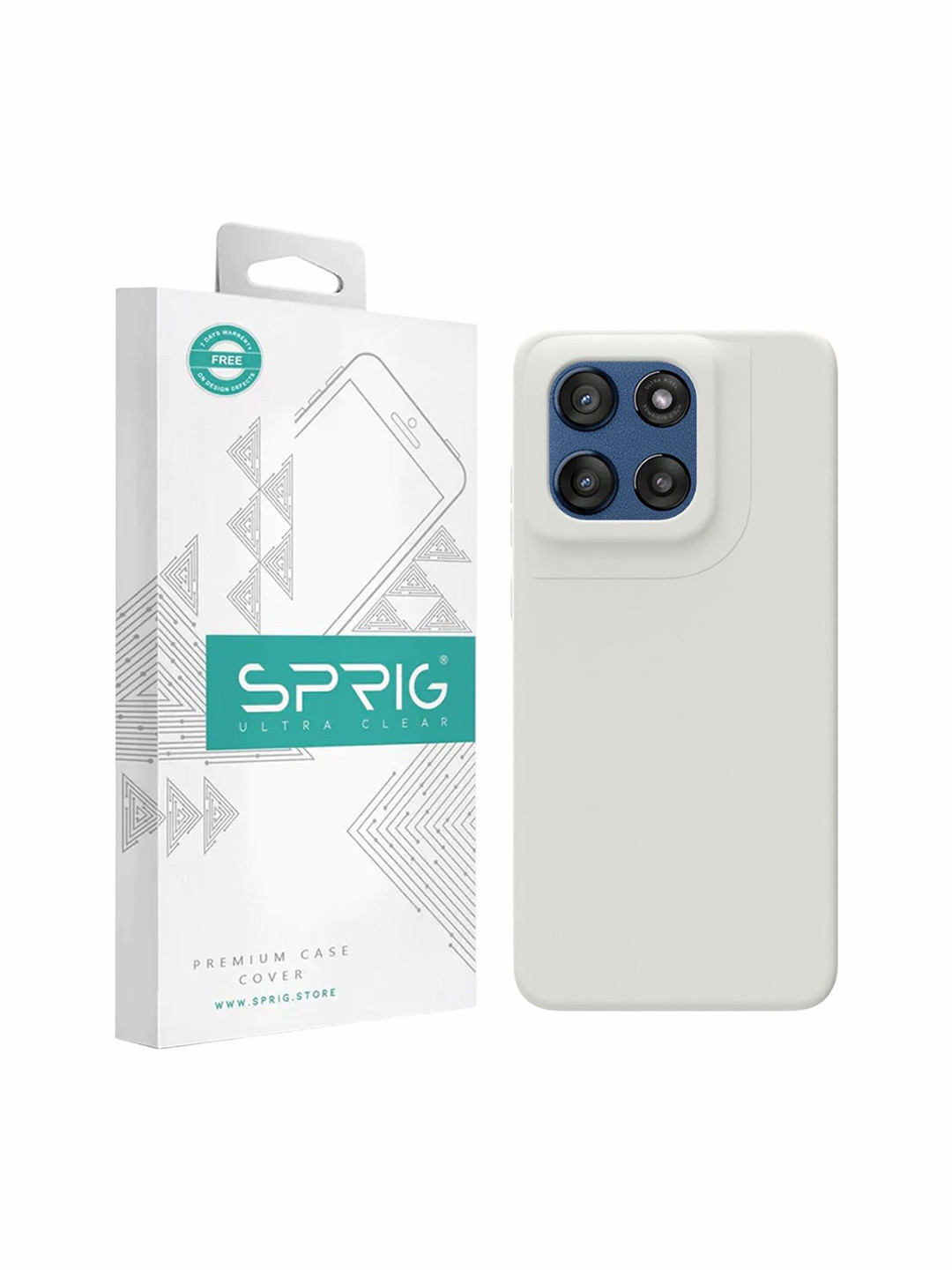 SPRIG Moto Edge 60 Stylus Liquid Silicone Back Cover
