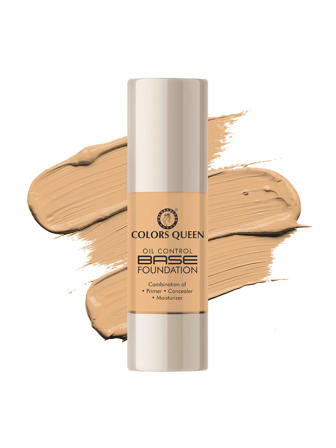Colors Queen Oil Control Base Foundation With Primer- 30 ml- Cappuccion 06