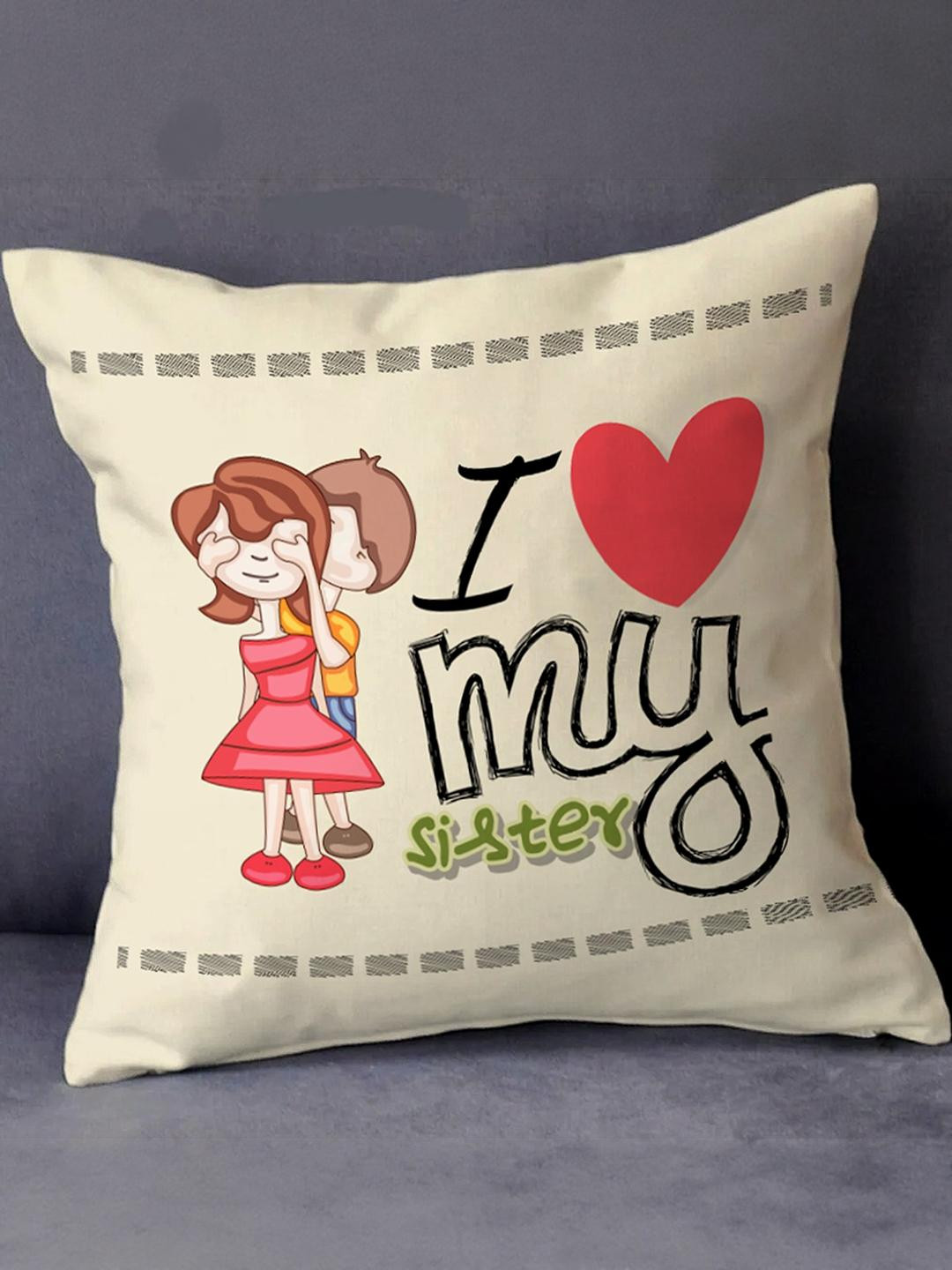 SKYTRENDS White Satin Square Cushion Covers