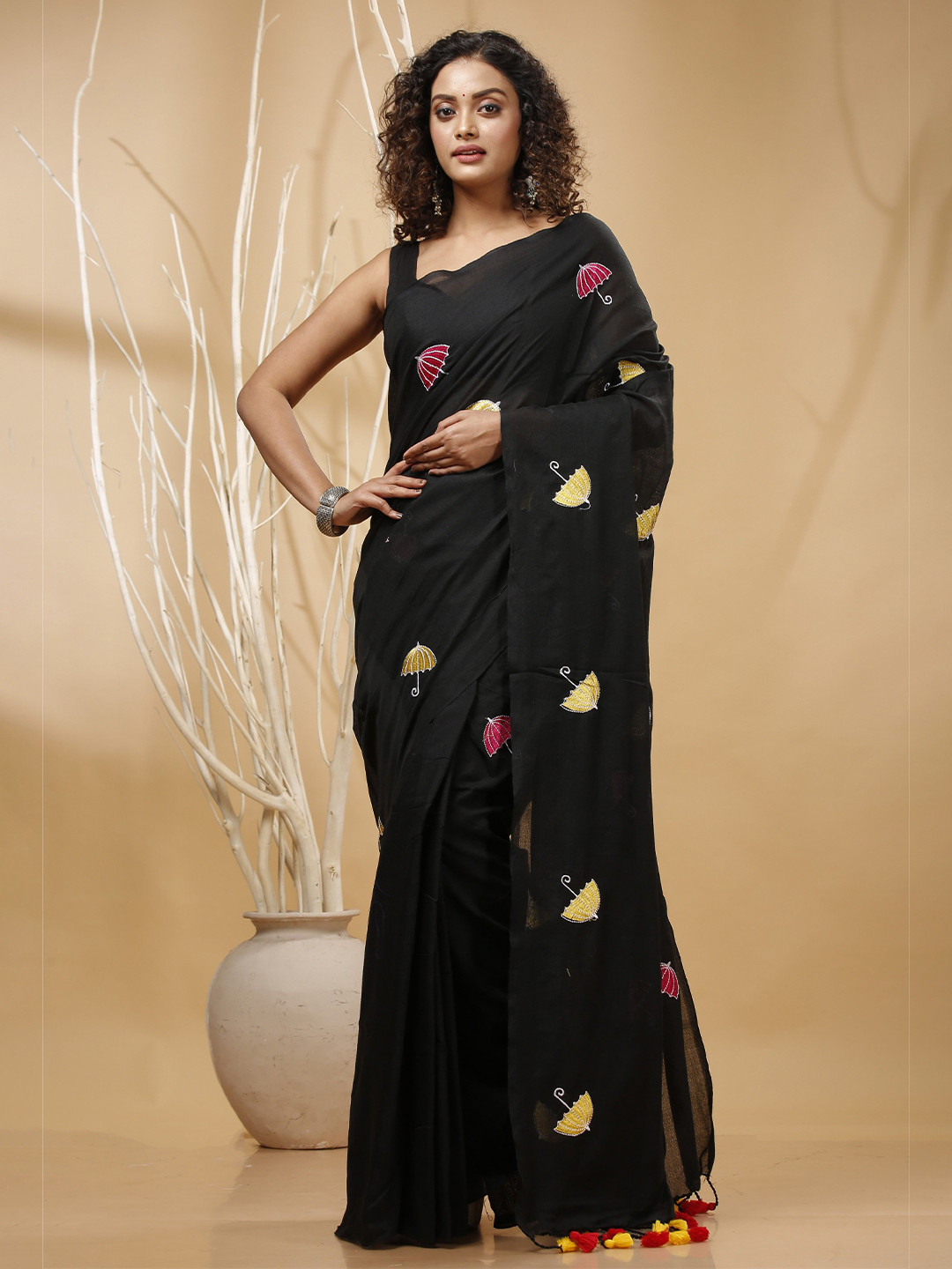 SLAGHA Umbrella Embroidery Saree