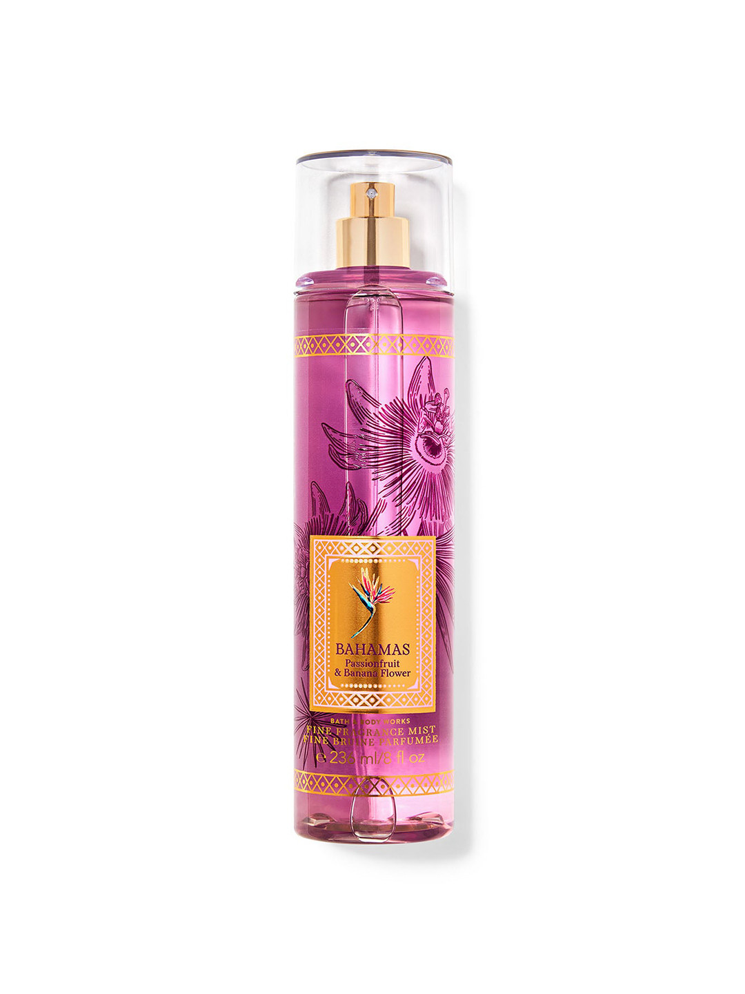 Bath & Body Works Women Bahamas Passionfruit & Banana Flower Fine Fragrance Mist - 236ml