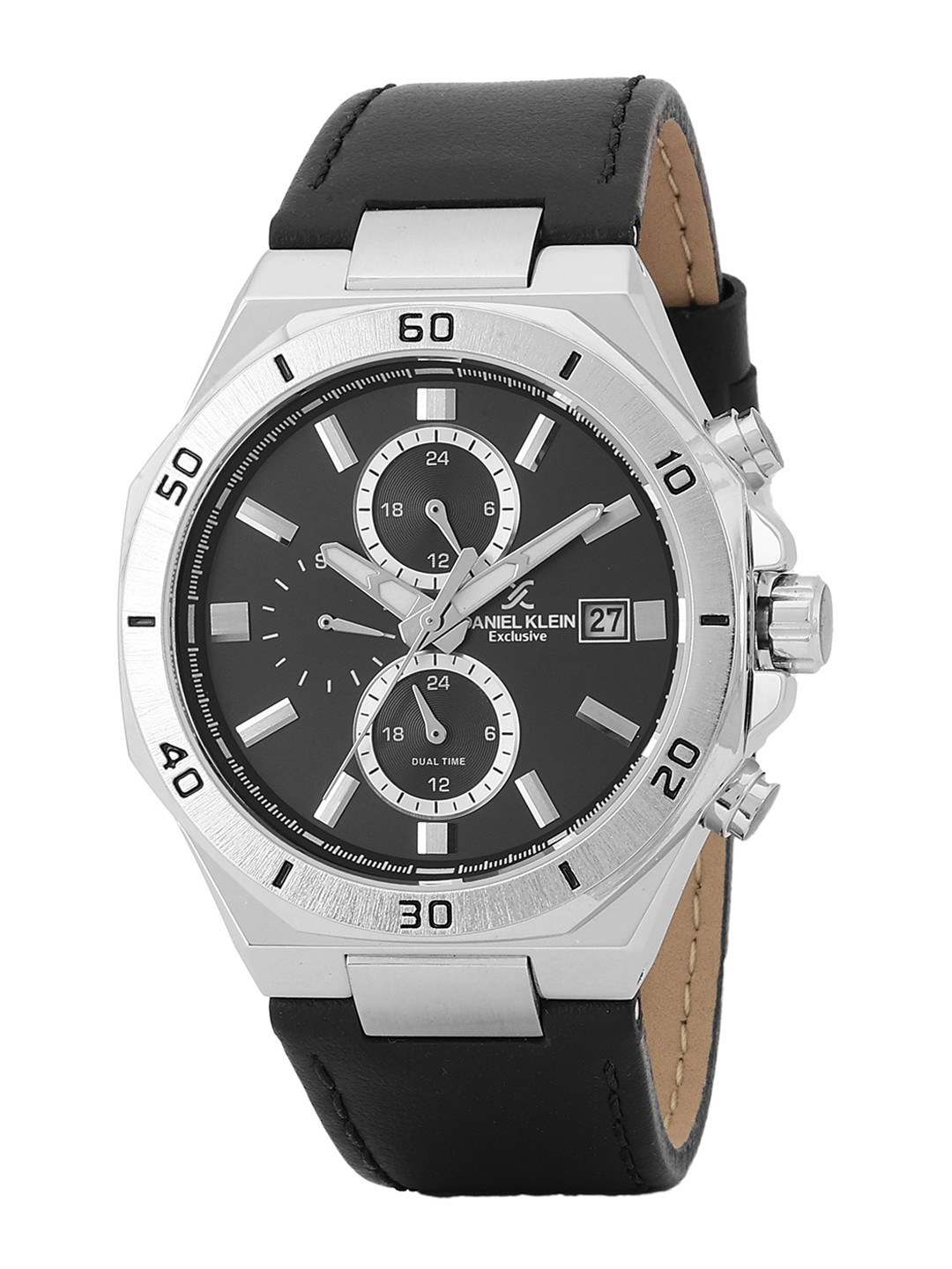 Daniel Klein Exclusive Unisex Dial & Leather Wrap Analogue Watch DK.1.14003-1