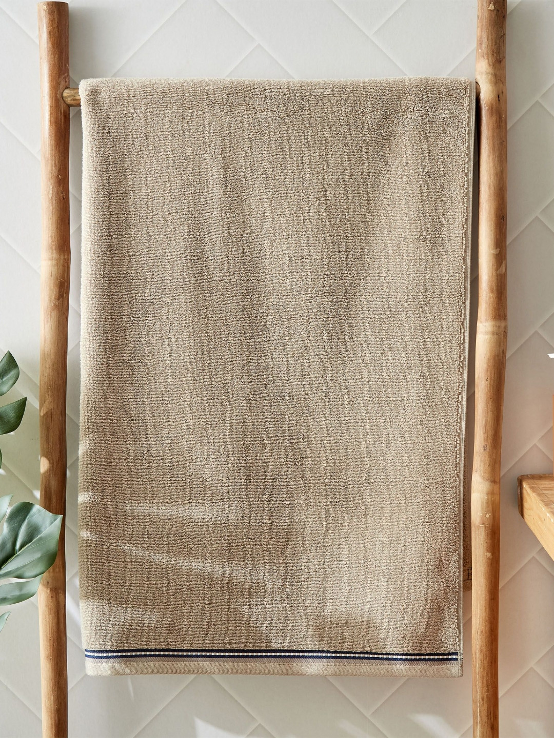 Home Centre Brown Cotton 500 GSM Bath Towel