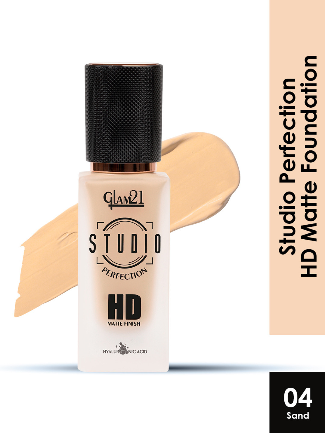 GLAM21 Studio Perfection HD Matte Foundation - 30ml Sand 04