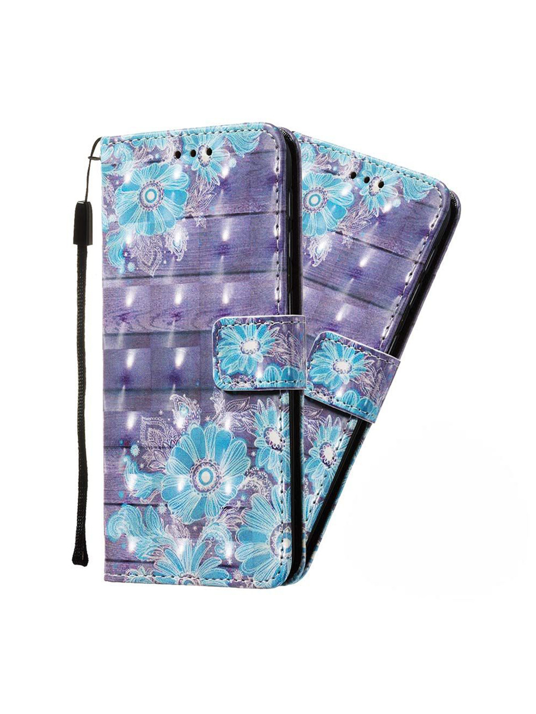 PEEPERLY Floral Printed iPhone 16 Flip Case Mobile Accessories