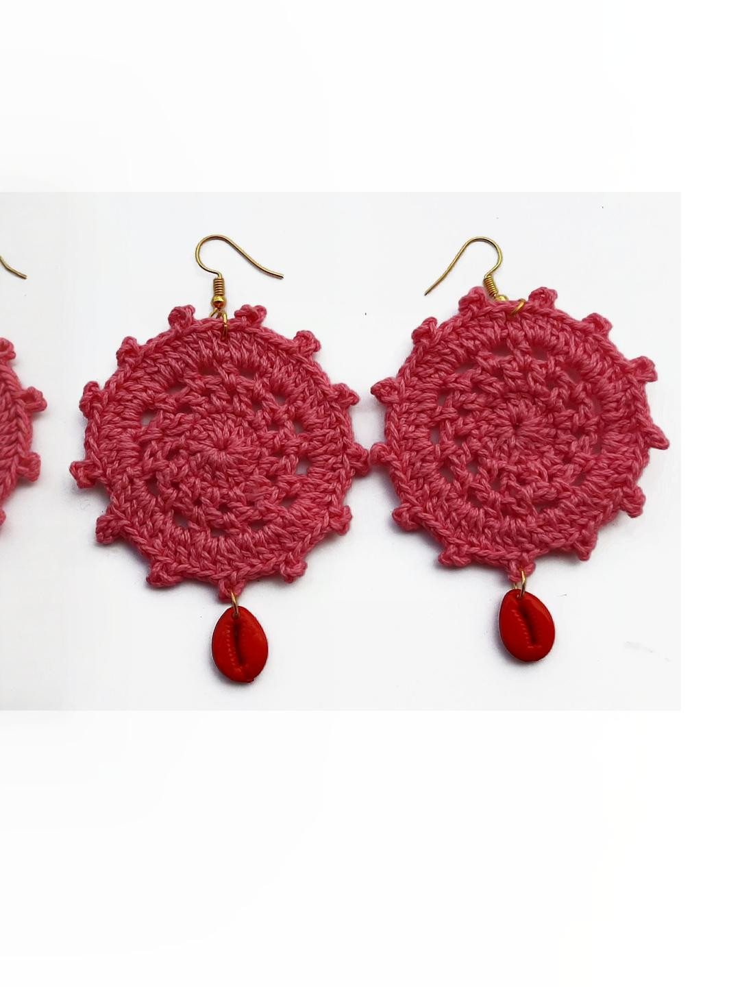 My Little Princess  Fabric Earrings