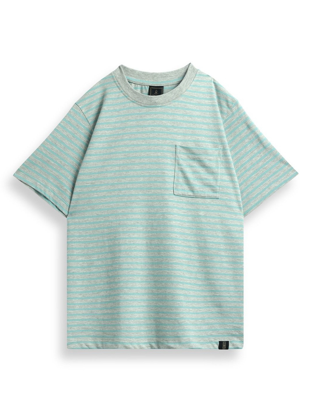 RARE ONES Boys Pack of 2 Striped Round Neck Cotton Relaxed Fit T-shirts
