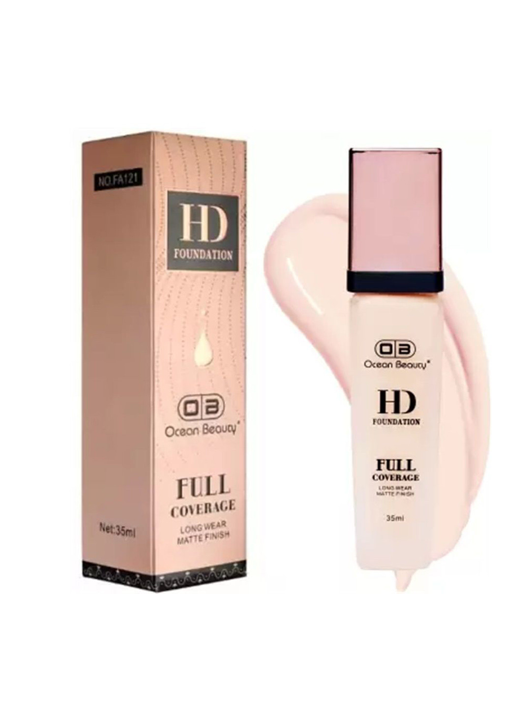 OB Ocean Beauty Full Coverage Long Wear HD Foundation - 35 ml - Shade 05
