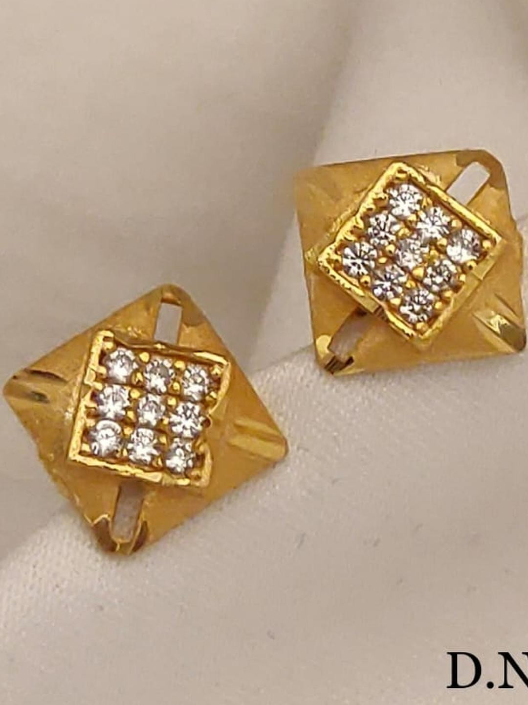 RACHA FASHION Gold-Plated Alloy Earrings