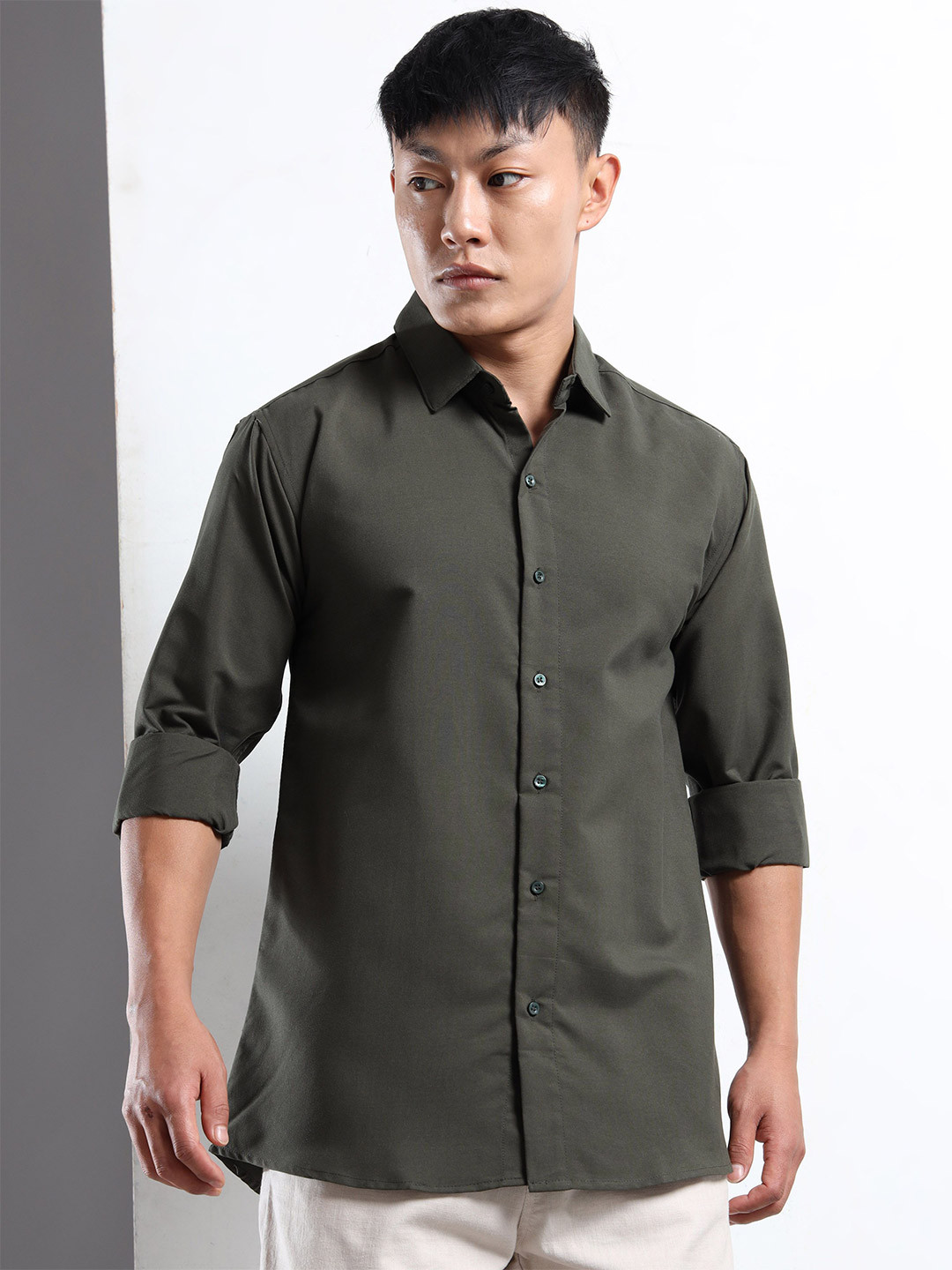 THE BEETEL HOUSE Men Slim Fit Casual Shirt