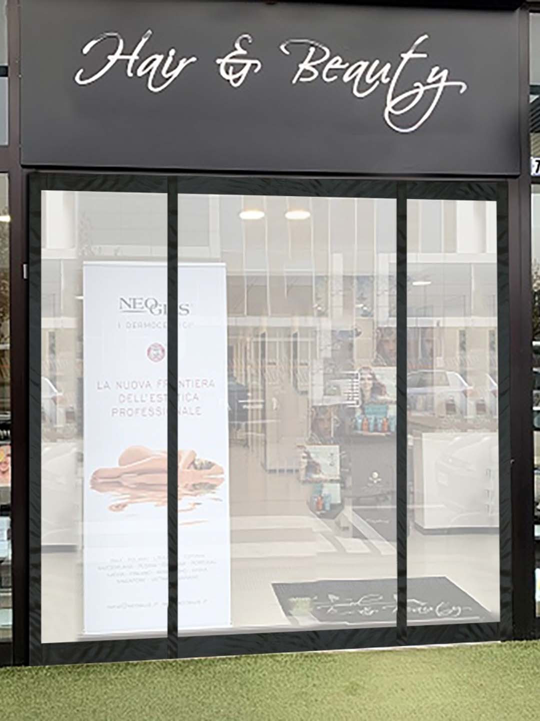 Stylista Transparent Insulated Magnetic Door Curtain - 94 x 94 inch - PVC thickness 0.2mm