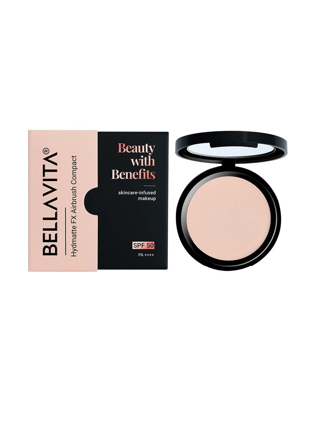 Bella Vita Organic Beauty With Benefits Compact SPF50 - 9 gm - Cool Vanilla