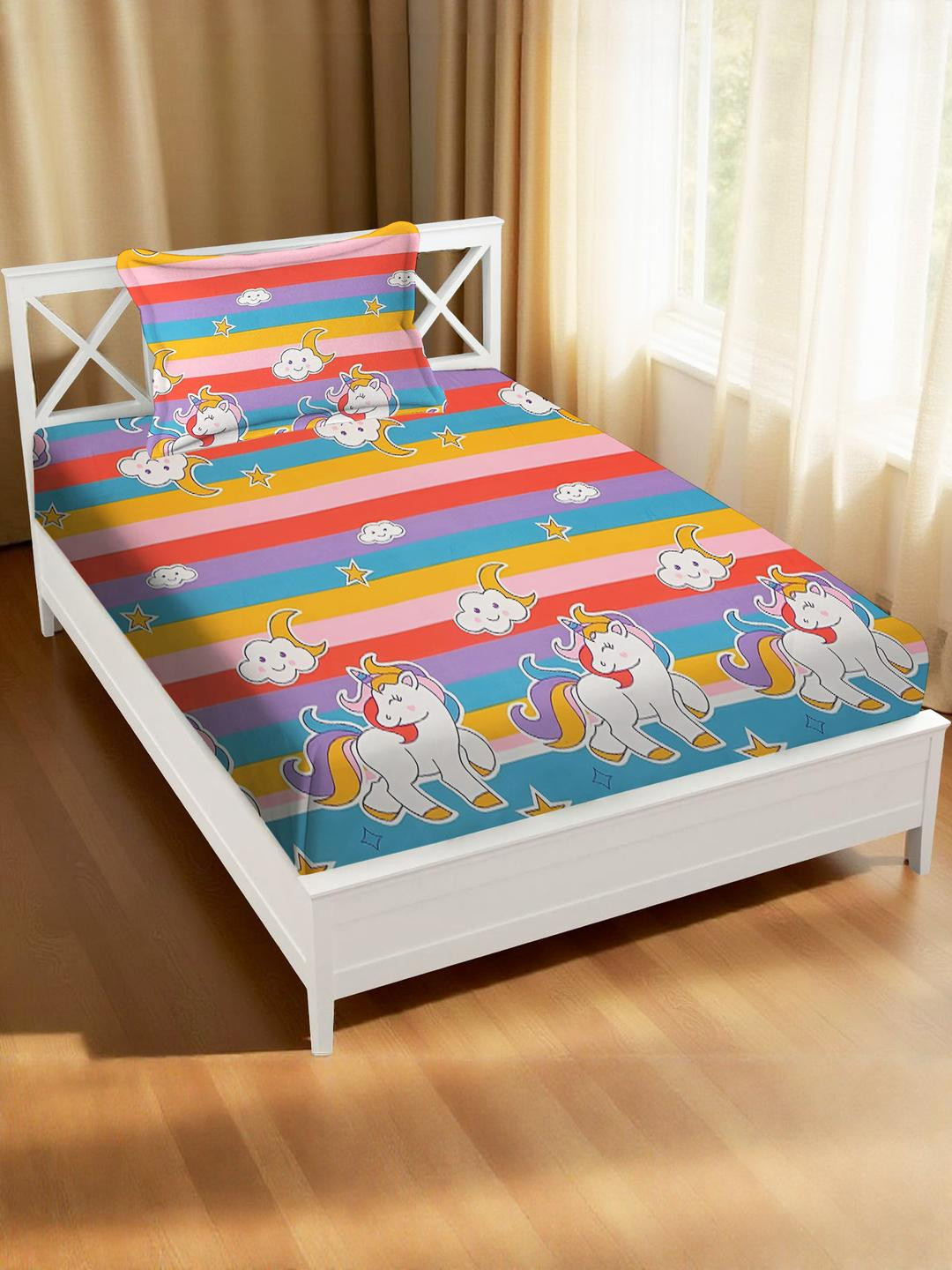 IVAZA Single Cotton Bedsheets