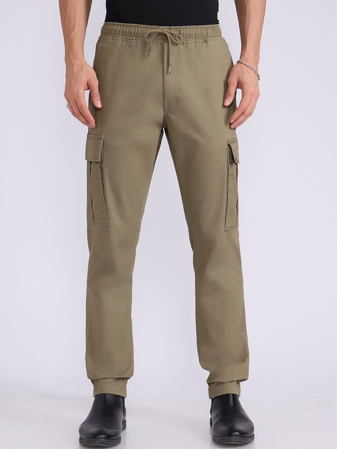 Espanshe Men Custom Easy Wash Joggers Cotton Trousers
