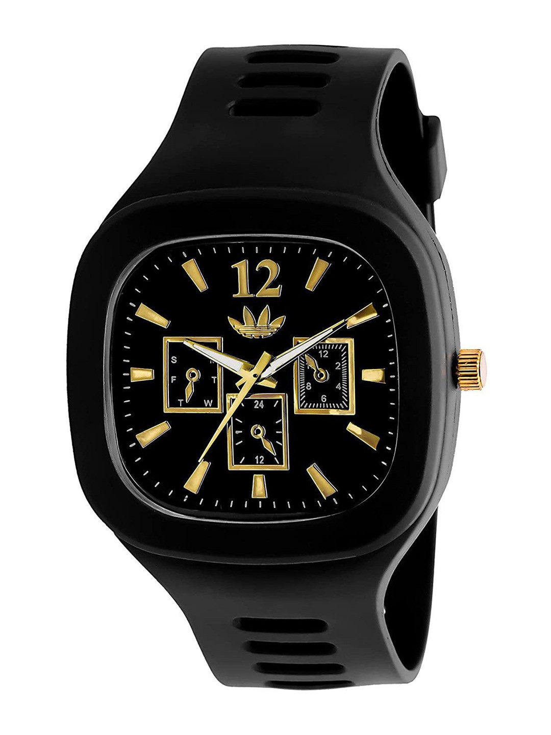 Gopal Shopcart Unisex Printed Dial & Straps Analogue Watch Csamon_31_Black