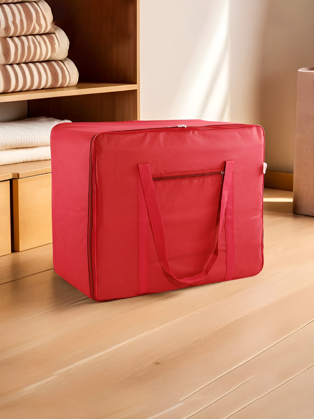 Aura Red Multi-Utility Organiser Bag With Handle