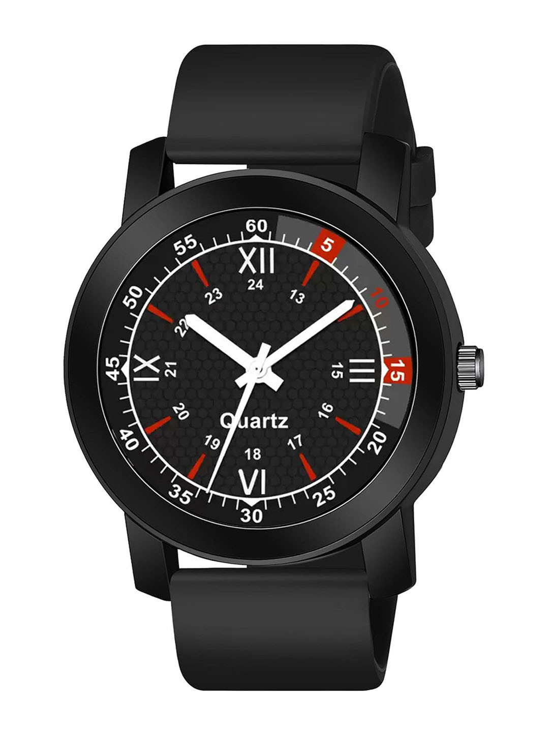 Gopal Shopcart Unisex Solid Dial & Silicon Straps Analogue Watch Pado C1003BLK D 804 BLK