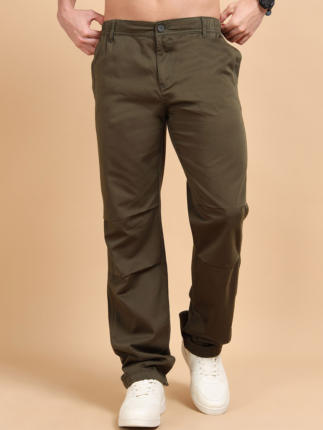 RIGS AND RAGS Men Loose Fit Joggers Trousers