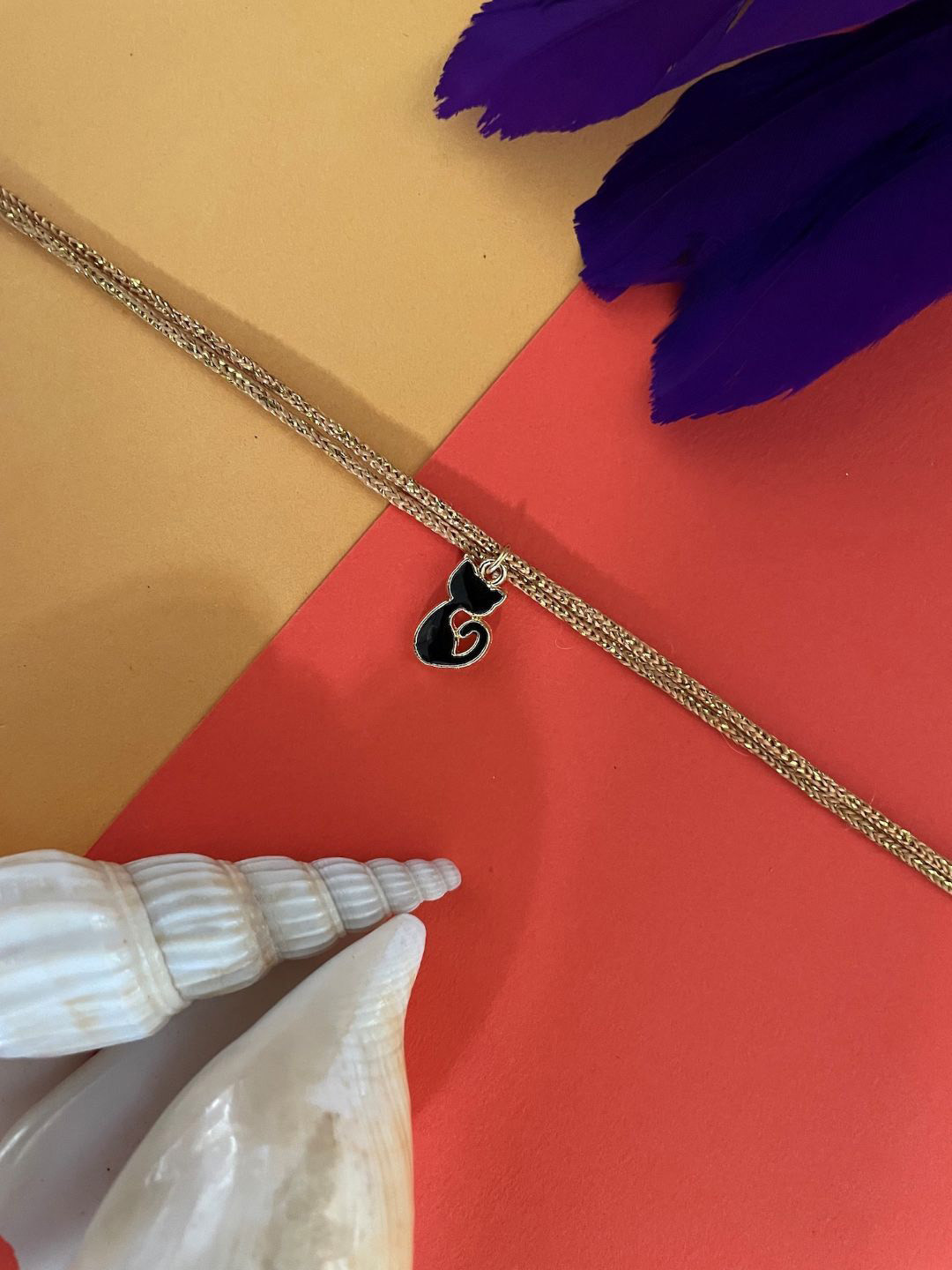 Digital Dress Room Cat Charm Thread Rakhi