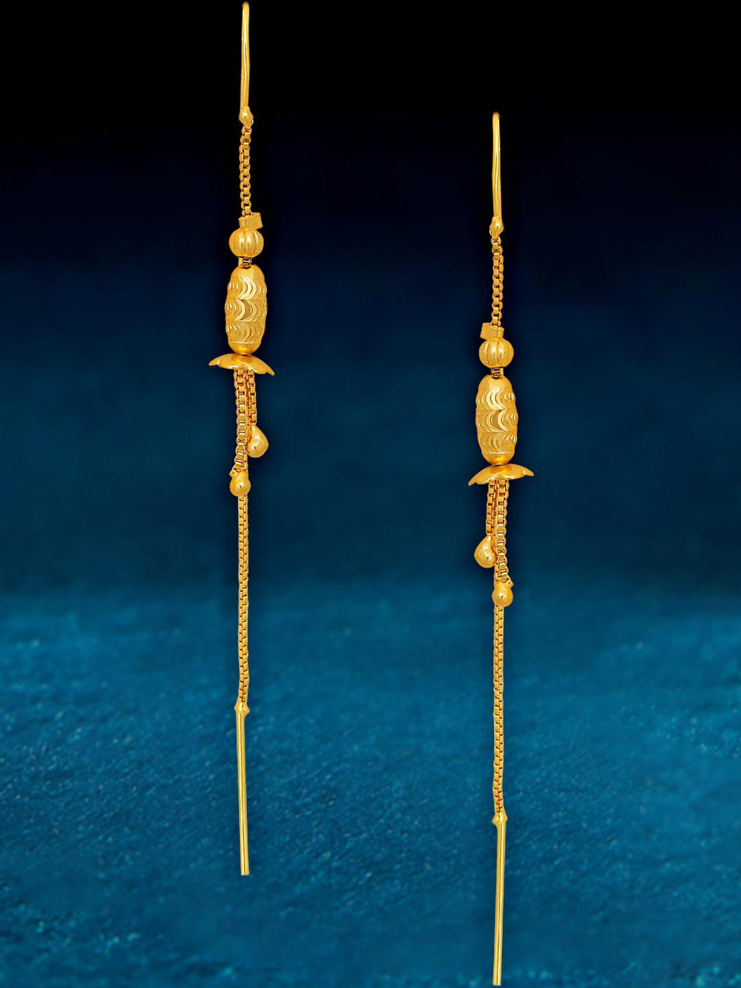 Raj And Deb Gold-Plated Brass Earrings