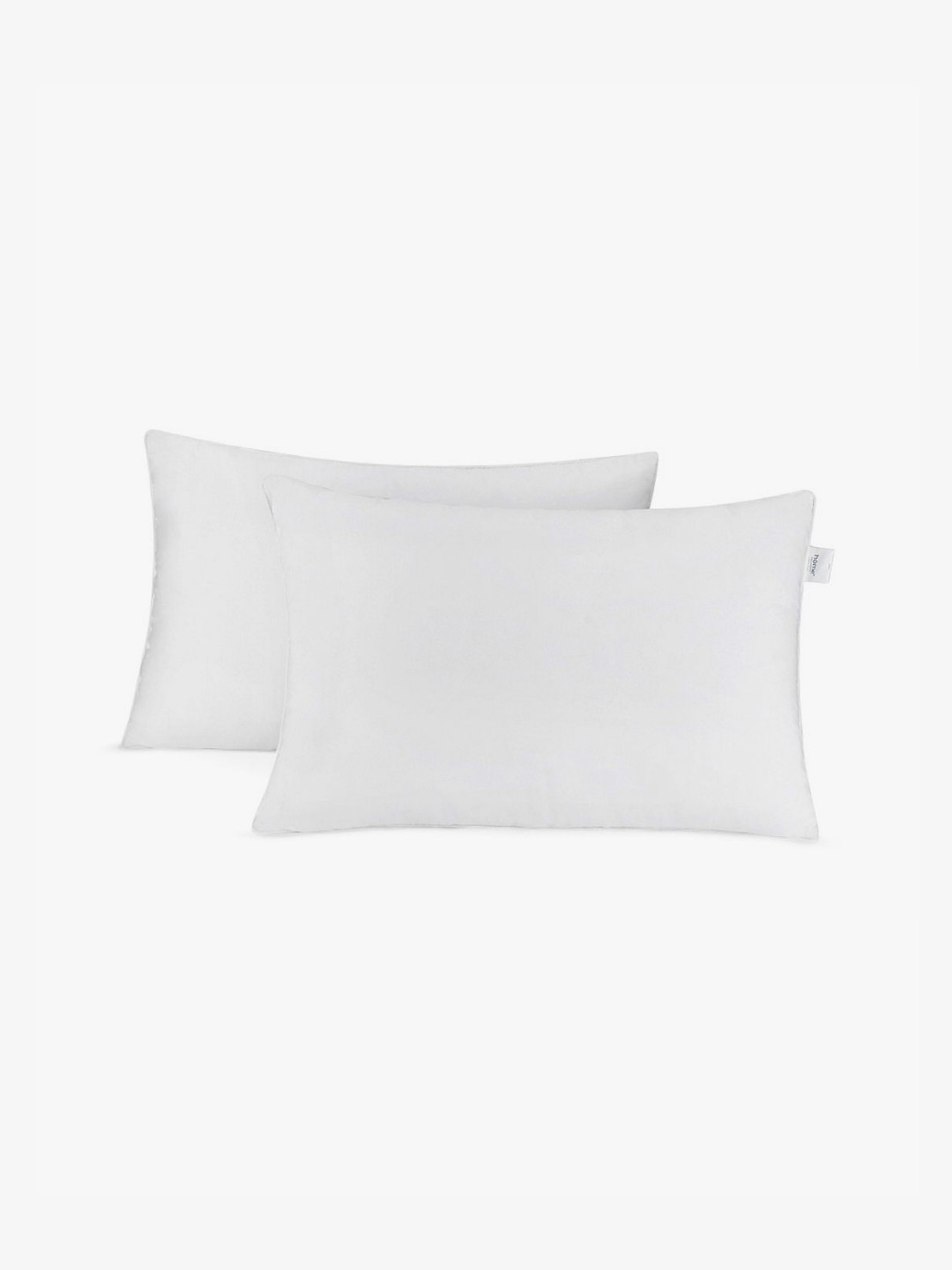 home expressions White Set of 2 Fibre Filled Polyester Lightweight Sleep Pillow
