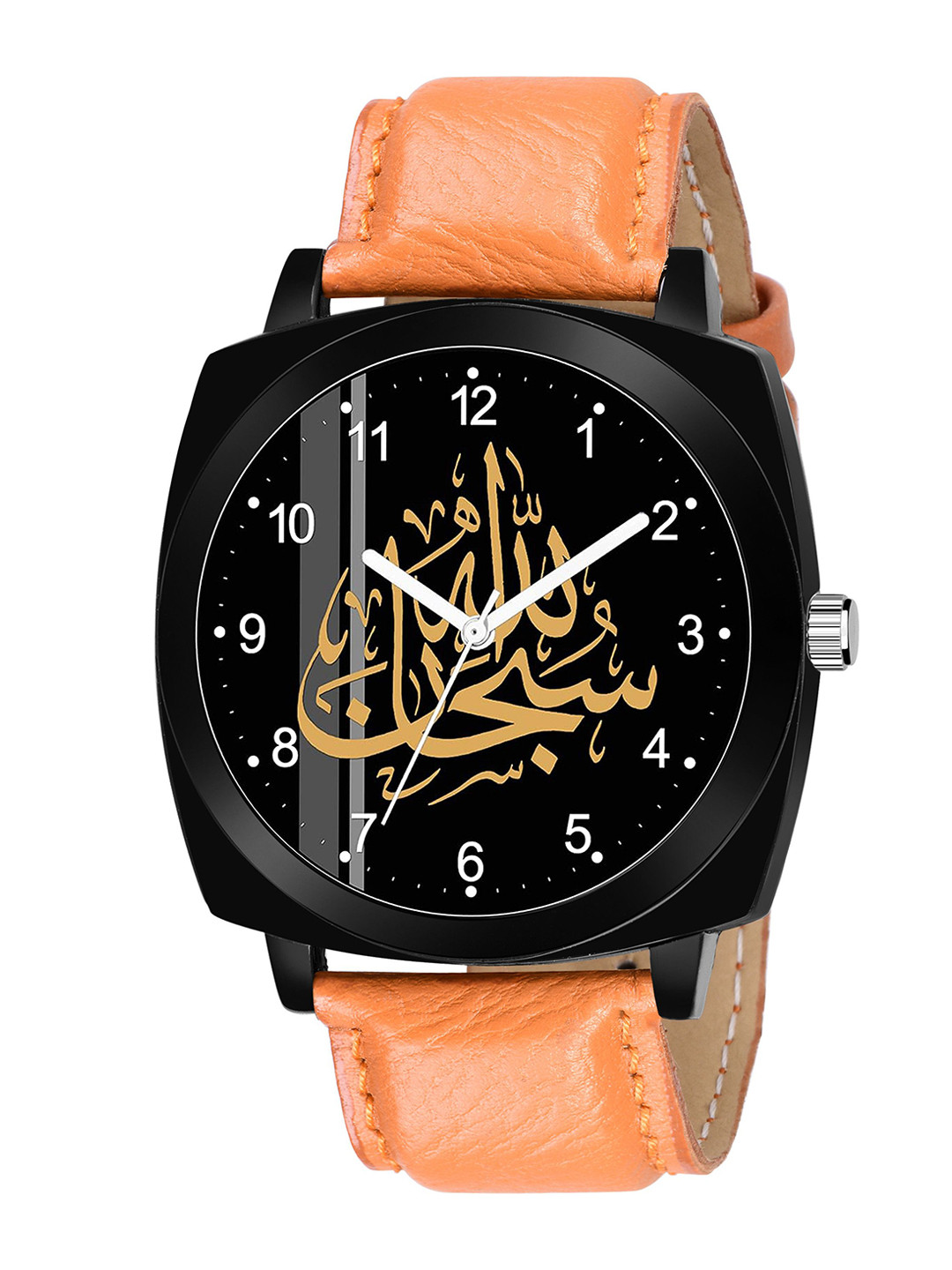 CSAMON Men Printed Dial & Synthetic Straps Analogue Watch Curren8 Islamic NUM05 CD