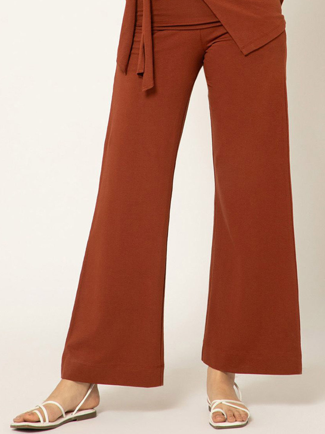 B77 Women Wide leg Cotton Pants