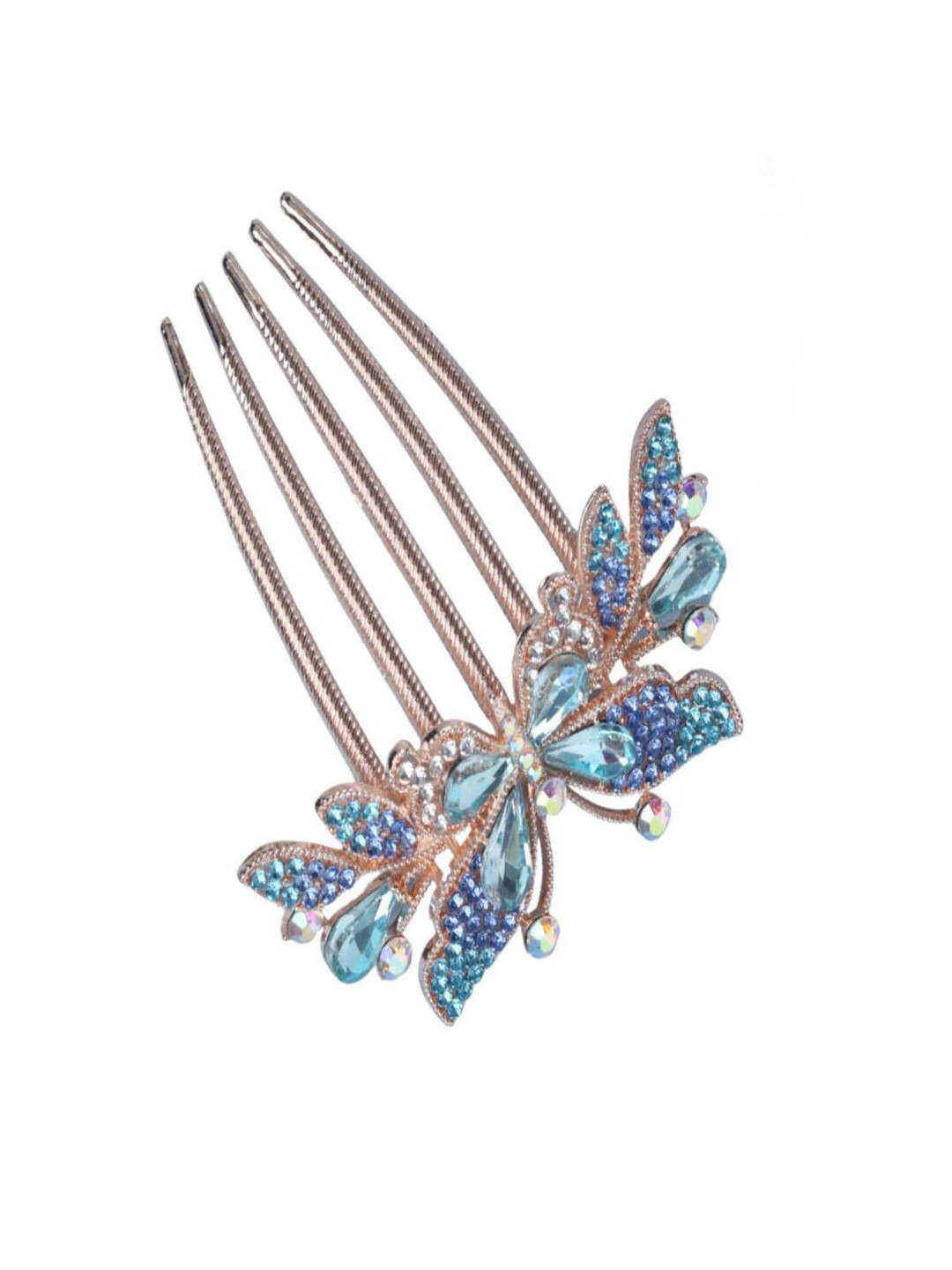 ANNA CREATIONS Women Rhinestone Comb Pin