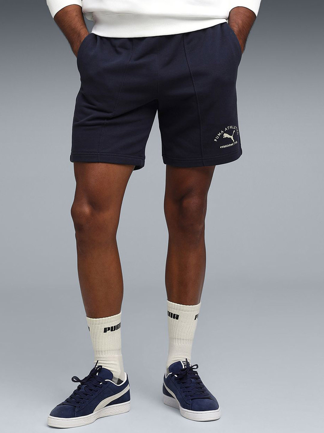 Puma CLASS Mens Pintuck Cotton Shorts