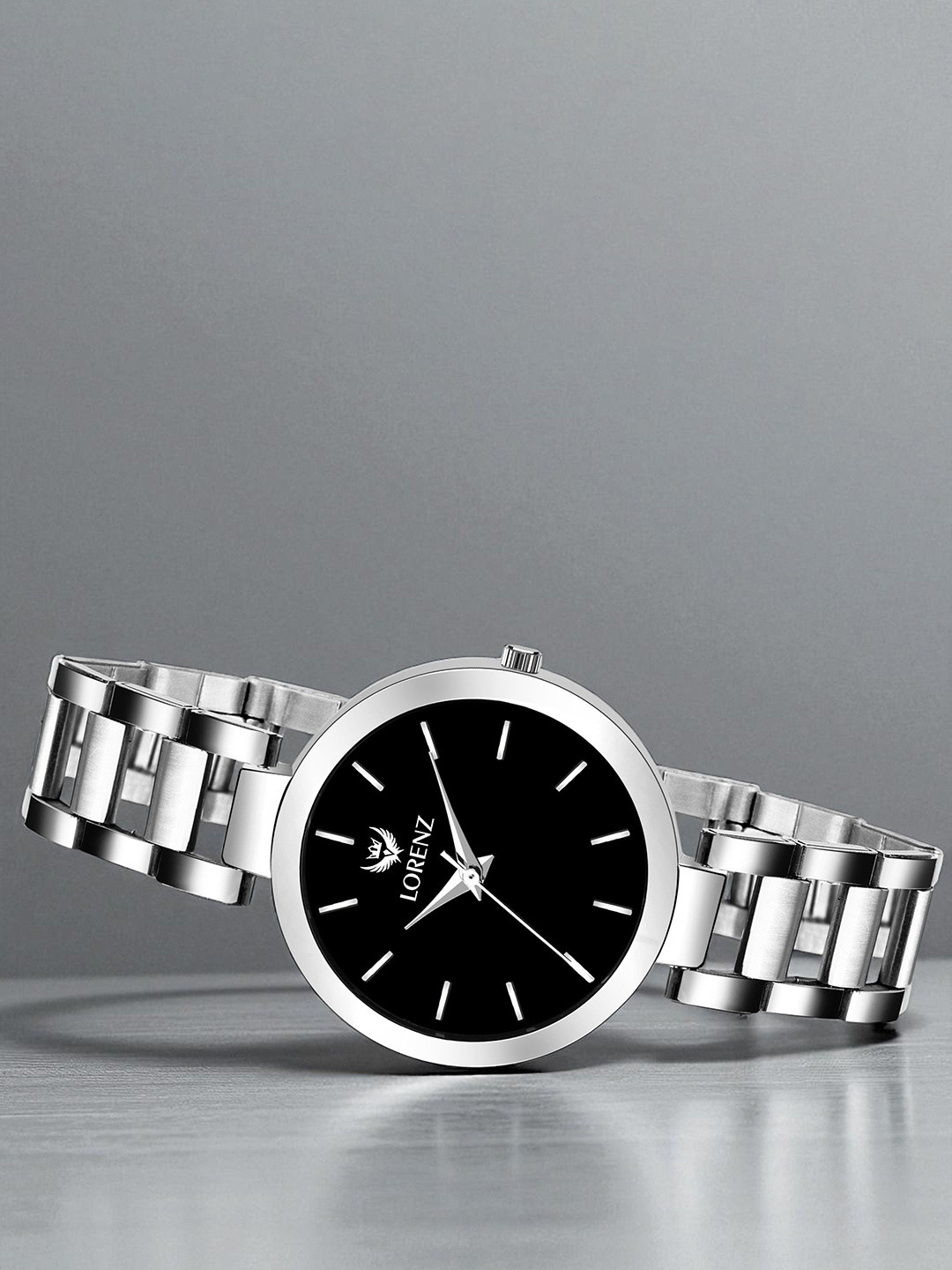 LORENZ Women Brass Dial & Stainless Steel Straps Analogue Watch AS-45A