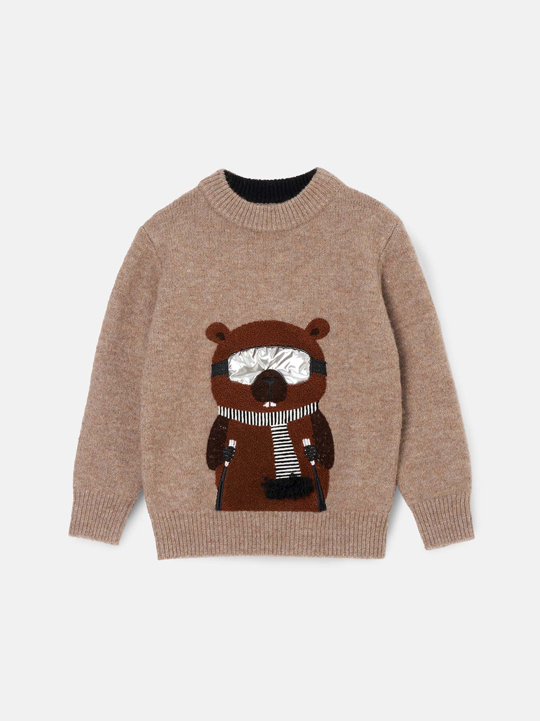 Angel & Rocket Boys Graphic Embroidered Sweater